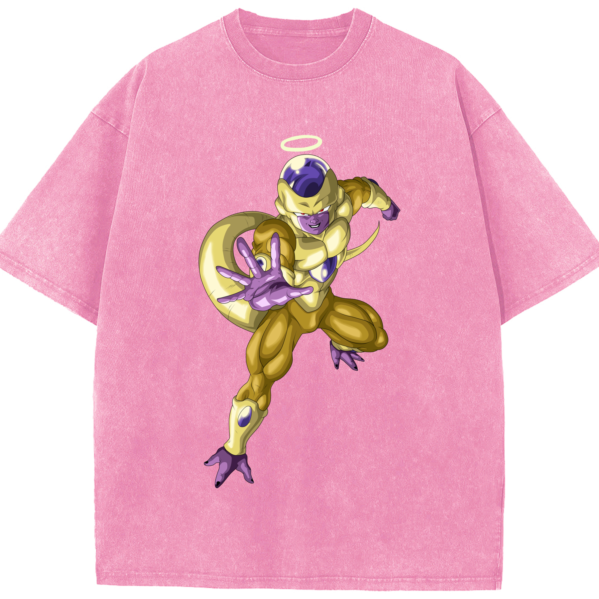 （画像用） ドラゴンボール フリーザ DRAGON BALL Frieza 綿100% ヴィンテージ風 半袖Tシャツ（フロントプリント）
